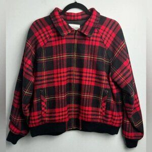 Pendleton Men’s Alpine Holiday Wool Flannel Jacket size Large